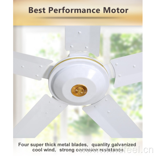 Foshan Factory 56inch Electrical Ceiling Fan White